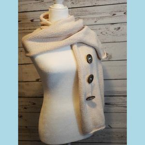 Pure Handknit 3 button convertible wrap